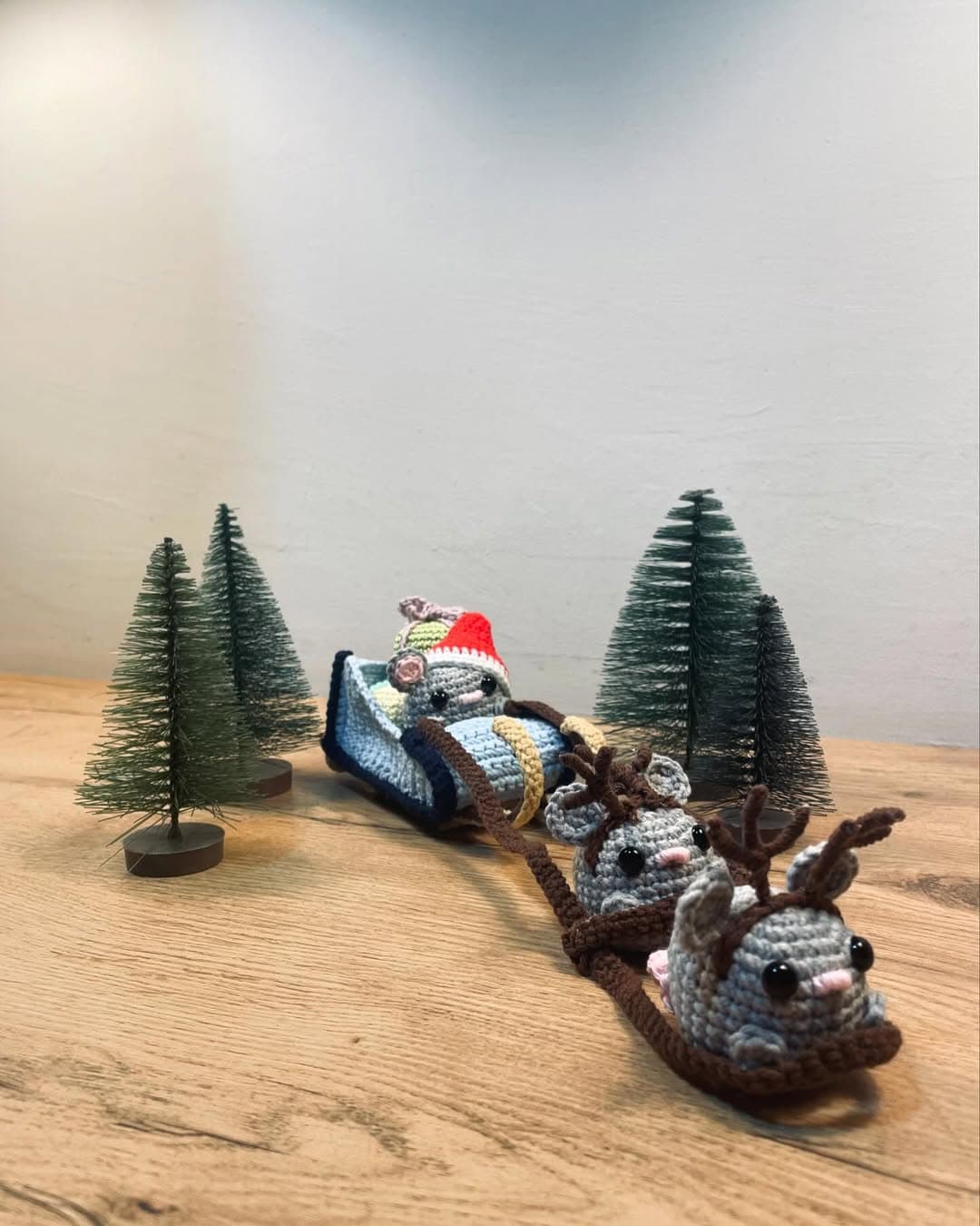 ¡Primer amigurumi navideño! Los 🐭🐭🐭 de Papá Noel 🎁🎄